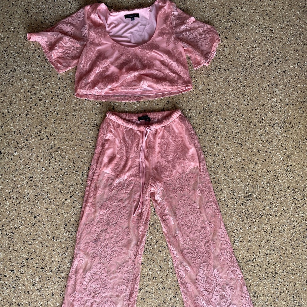 Cute pink set